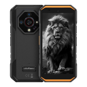  Ulefone Armor X32 Pro 5G, 8 Go + 256 Go, vision nocturne, téléphone robuste IP68/IP69K, écran 5,65 pouces, Android 14, MediaTek Dimensity 6300 Octa Core, réseau : 5G, NFC, OTG (orange) SU863E968-20
